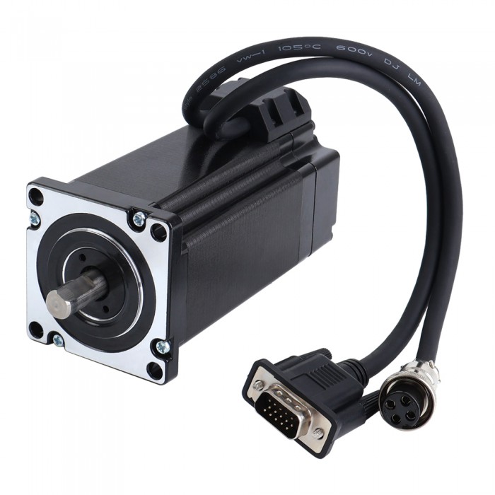 Motor paso a paso de bucle cerrado Nema 24 S Series 1,8 grados 4,0 Nm 5,0A 2 fases con codificador óptico incremental