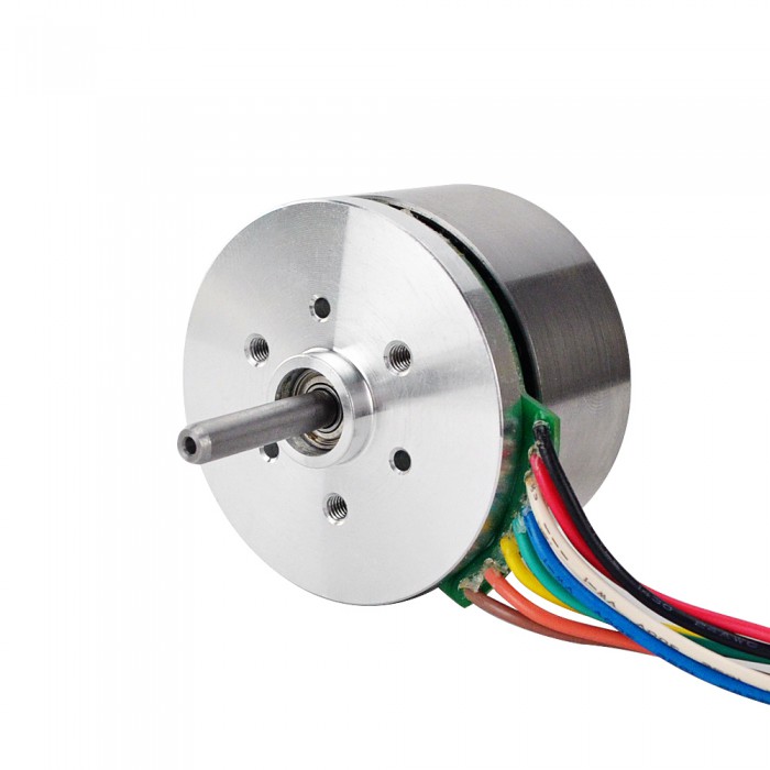 Motor de rotor externo 24V 4850RPM 0.13Nm 70W 3.6A Ф43.2x27mm Motor plano de CC sin escobillas