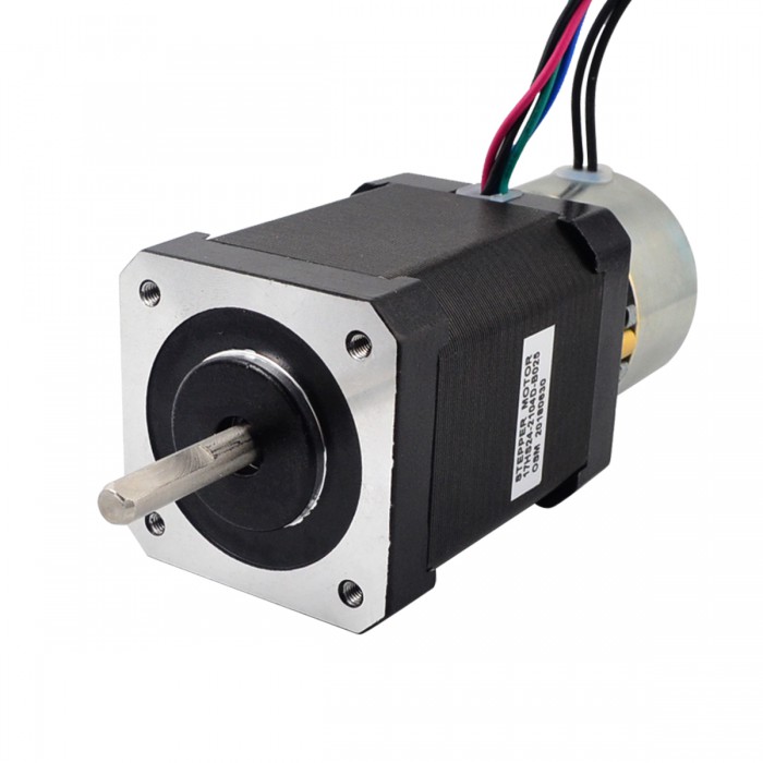 Motor paso a paso Nema 17 bipolar 1,8 grados 0,65 Nm 2,1 A 3,36 V con freno no excitado