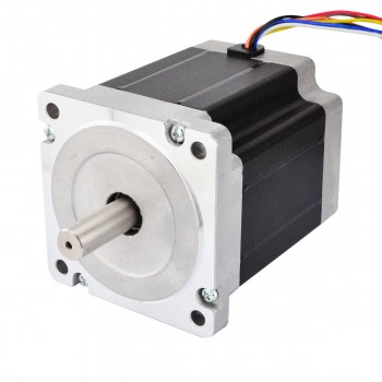 Nema 34 CNC Motor paso a paso Bipolar 1.8 grados 7.07Nm 86x86x98mm Eje de corte en D 8 cables