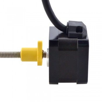 Actuador lineal de motor paso a paso Acme externo NEMA 17 bipolar 1,5A 1,8 grados 0,3Nm revolución de plomo 2,54 mm