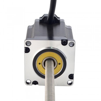 Actuador lineal de motor paso a paso Acme no cautivo NEMA 23 1,8 grados, 1,8 Nm, 4,0 A, 76 mm revolución de plomo apilado 10,16 mm