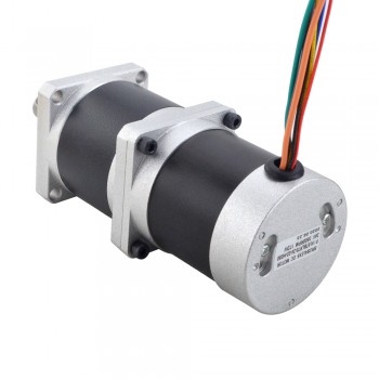 24V 172W 70RPM Motor de CC con engranajes sin escobillas 50:1 con caja de cambios de alta precisión