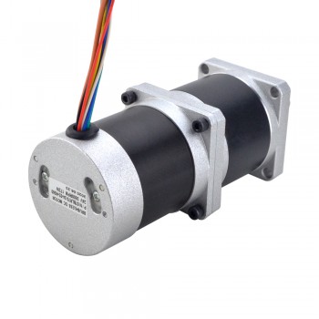 24V 172W 70RPM Motor de CC con engranajes sin escobillas 50:1 con caja de cambios de alta precisión