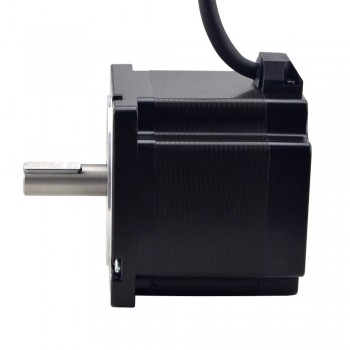 Motor paso a paso Nema 34 S Series 1,8 grados 4,8 Nm 2 fases, 6,0 A, eje de llave