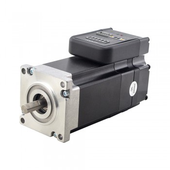 Servomotor fácil integrado NEMA 23 130w 3000rpm 0.45Nm 20-50VDC eje de corte en D