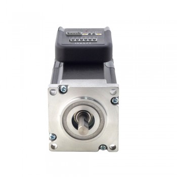 Servomotor fácil integrado NEMA 23 130w 3000rpm 0.45Nm 20-50VDC eje de corte en D