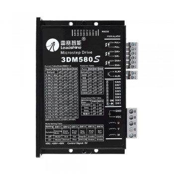 Controlador paso a paso digital Leadshine trifásico 0.5-8.0A 20-74VDC para motor paso a paso Nema 17, 23, 24, 34