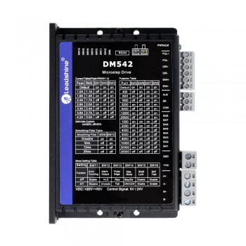 Controlador paso a paso digital Leadshine 0.5-4.2A 20-50VDC para motor paso a paso Nema 17, 23, 24