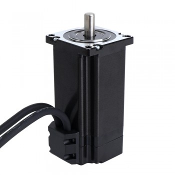 Motor paso a paso de bucle cerrado Nema 24 S Series 1,8 grados 4,0 Nm 5,0A 2 fases con codificador óptico incremental