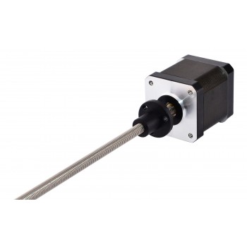 Actuador lineal externo Nema 17 1,8 grados 1,68 A 44 Ncm 2,8V tornillo de avance 300 mm