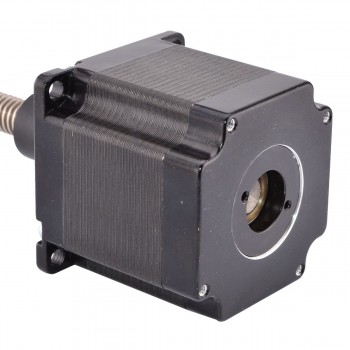 Actuador lineal de motor paso a paso externo Nema 23 bipolar 7.2V 2.0A 1.2Nm 1.8 grados 2A Tornillo de plomo 200 mm 4 cables