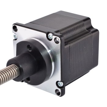 Actuador lineal de motor paso a paso externo Nema 23 bipolar 7.2V 2.0A 1.2Nm 1.8 grados 2A Tornillo de plomo 200 mm 4 cables