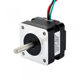 Motor paso a paso Nema 14 Bipolar 1.8 grados 12.5Ncm 1A 3.5V 35x35x28mm 4 cables