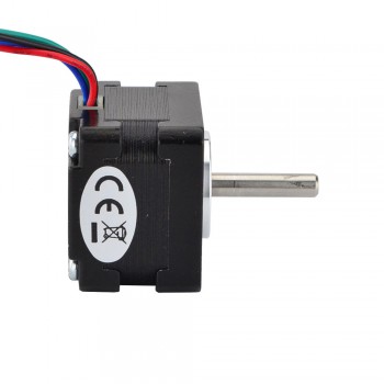 Motor paso a paso Nema 14 Bipolar 1.8 grados 12.5Ncm 1A 3.5V 35x35x28mm 4 cables