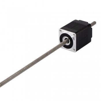 Actuador lineal de Motor paso a paso no cautivo Nema 8 bipolar 1,8 grados 0.24A 5V revolución de plomo 2mm/0,07874 "tornillo de plomo 150mm