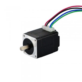 Mini motor paso a paso Nema 8 bipolar 1.8 grados 1.6Ncm 0.2A 4.8V 20x20x28mm 4 cables