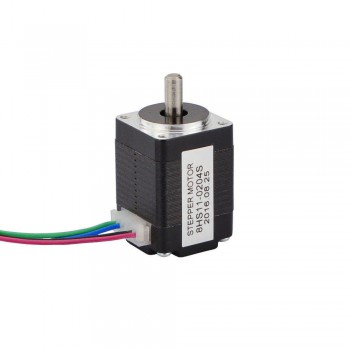 Mini motor paso a paso Nema 8 bipolar 1.8 grados 1.6Ncm 0.2A 4.8V 20x20x28mm 4 cables