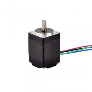 Mini motor paso a paso Nema 8 bipolar 1.8 grados 1.6Ncm 0.2A 4.8V 20x20x28mm 4 cables