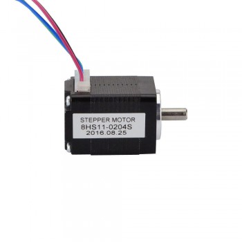 Mini motor paso a paso Nema 8 bipolar 1.8 grados 1.6Ncm 0.2A 4.8V 20x20x28mm 4 cables