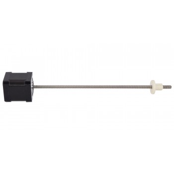 Actuador lineal de motor paso a paso externo Nema 17 bipolar 1,8 grados 1.3A 5V Tornillo de avance 250 mm