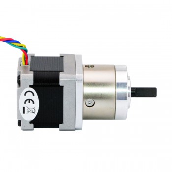 Motor paso a paso Nema 14 bipolar con caja de cambios planetaria 5:1 longitud 33 mm 18 Ncm 5,4 V