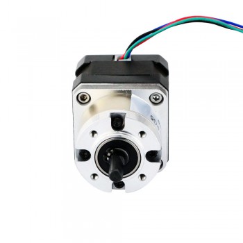 Motor paso a paso Nema 17 bipolar  con caja de cambios planetaria 5:1 longitud 33mm 26Ncm 12V para impresora 3D Robot CNC DIY