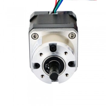 Motor paso a paso Nema 17 bipolar con caja de cambios planetaria 5:1 longitud 38 mm 36 Ncm 1,68 A 2,8 V