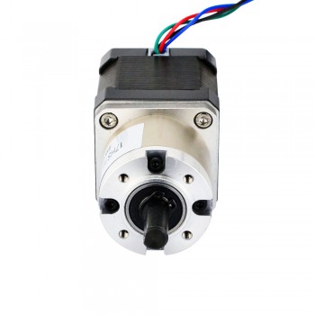 Motor paso a paso Nema 17 bipolar con caja de cambios planetaria 14:1 longitud 48 mm 44 Ncm 1,68 A 2,8 V