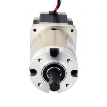 Motor paso a paso Nema 23 bipolar con caja de cambios planetaria 47:1 longitud 56 mm 1,25 Nm  2,8 A 2,6V