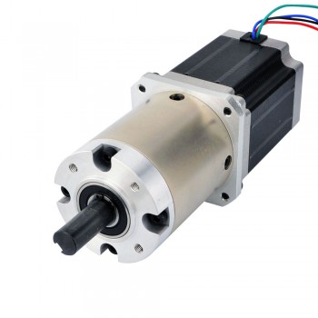 Motor paso a paso Nema 23 bipolar longitud 76 mm 1,89 Nm 0,039 grados 2,8 A 3,2 V con caja de cambios planetaria 47:1