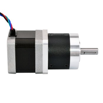 Motor paso a paso Nema 17 con caja de cambios planetaria de alta precisión 3:1 longitud 39 mm 39 Ncm 1,68 A 2,7V