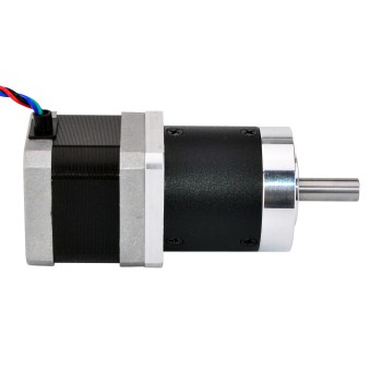 Motor paso a paso Nema 17 con caja de cambios planetaria de alta precisión 15:1 longitud 39 mm 39 Ncm 1,68 A 2,7V