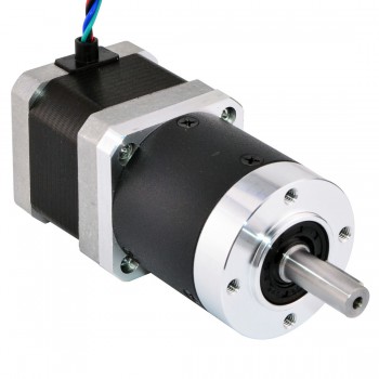 Motor paso a paso Nema 17 con caja de cambios planetaria de alta precisión 15:1 longitud 39 mm 39 Ncm 1,68 A 2,7V