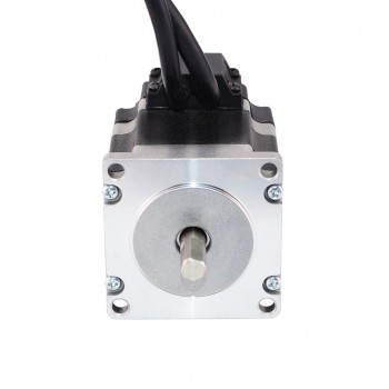 Motor paso a paso de bucle cerrado Nema 23 0,9 grados 0,9 Nm/128 oz.in 0,38 A 12,1V con codificador 1000CPR