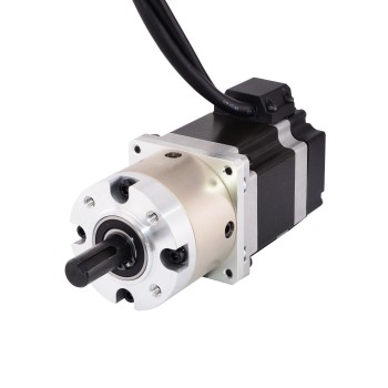 Motor paso a paso con engranajes de bucle cerrado Nema 23 1,25 Nm 1,8 grados L = 56 mm 2,8 A 2,6 V con codificador 47:1 1000CPR