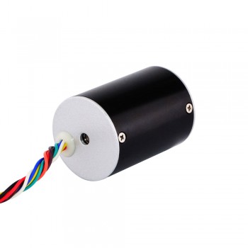 Motor CC sin escobillas de 24V 5000RPM 0,019Nm 10W 0,75A Redondo Ф36x40mm