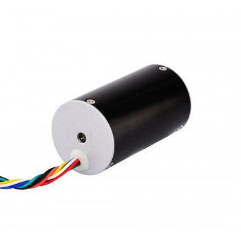 Motor CC sin escobillas de 24V 4000RPM 0.179Nm 75W 5A Redondo Ф42x83mm