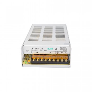 Fuente de alimentación conmutada de 201 W, 24 V, 8,3 A, 115/230 V para motor paso a paso CNC/sistema de servomotor