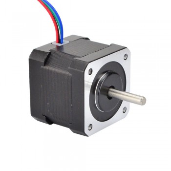 Motor paso a paso Nema 17 Bipolar 45Ncm 2,2 V 2A 42x40mm 4 cables para impresora 3D DIY CNC