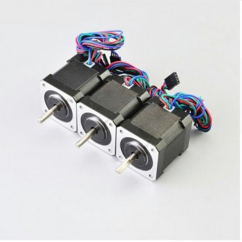 3 Piezas Motor paso a paso Nema 17 bipolar 2 fases 2,8 V 59 Ncm 2A 42x48mm 4 cable