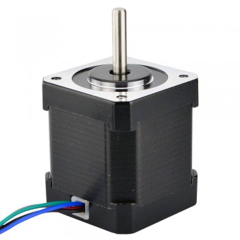 Motor paso a paso Nema 17 Bipolar 1.8 grados 59Ncm 2A 42x48mm 4 cables compatible con impresora 3D/CNC