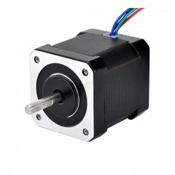 Motor paso a paso Nema 17 Bipolar 1.8 grados 59Ncm 2A 42x48mm 4 cables compatible con impresora 3D/CNC