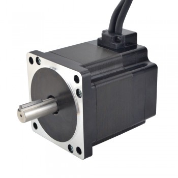 Motor paso a paso de bucle cerrado Nema 34 serie E 1,8 grados 4,8 Nm 6.0A 2 fases con codificador 1000CPR