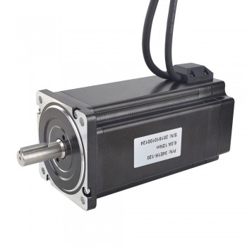 Motor paso a paso de bucle cerrado Nema 34 serie P 1,8 grados 12Nm 6.0A 2 fases con codificador 1000CPR