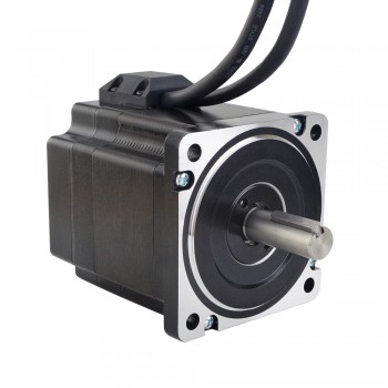 Motor paso a paso de bucle cerrado Nema 34 Serie P 1,8 grados 4,5 Nm 2 fases 6,0 A con codificador 1000CPR