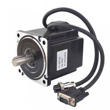 Motor paso a paso de bucle cerrado Nema 34 Serie P 1,8 grados 4,5 Nm 2 fases 6,0 A con codificador 1000CPR