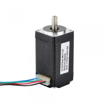 Mini motor paso a paso Nema 8 bipolar 6V 0.6A 1.8 grados 4Ncm 4 cables