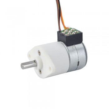 Motor paso a paso con engranajes PM 2 fases 14,7 Ncm 0,5 A con caja de cambios spur 100:1