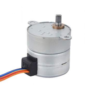 Motor paso a paso de engranajes PM 4 fases 0.4A 117.6 Ncm con 30:1 Spur Gearbox Φ35x35.2mm